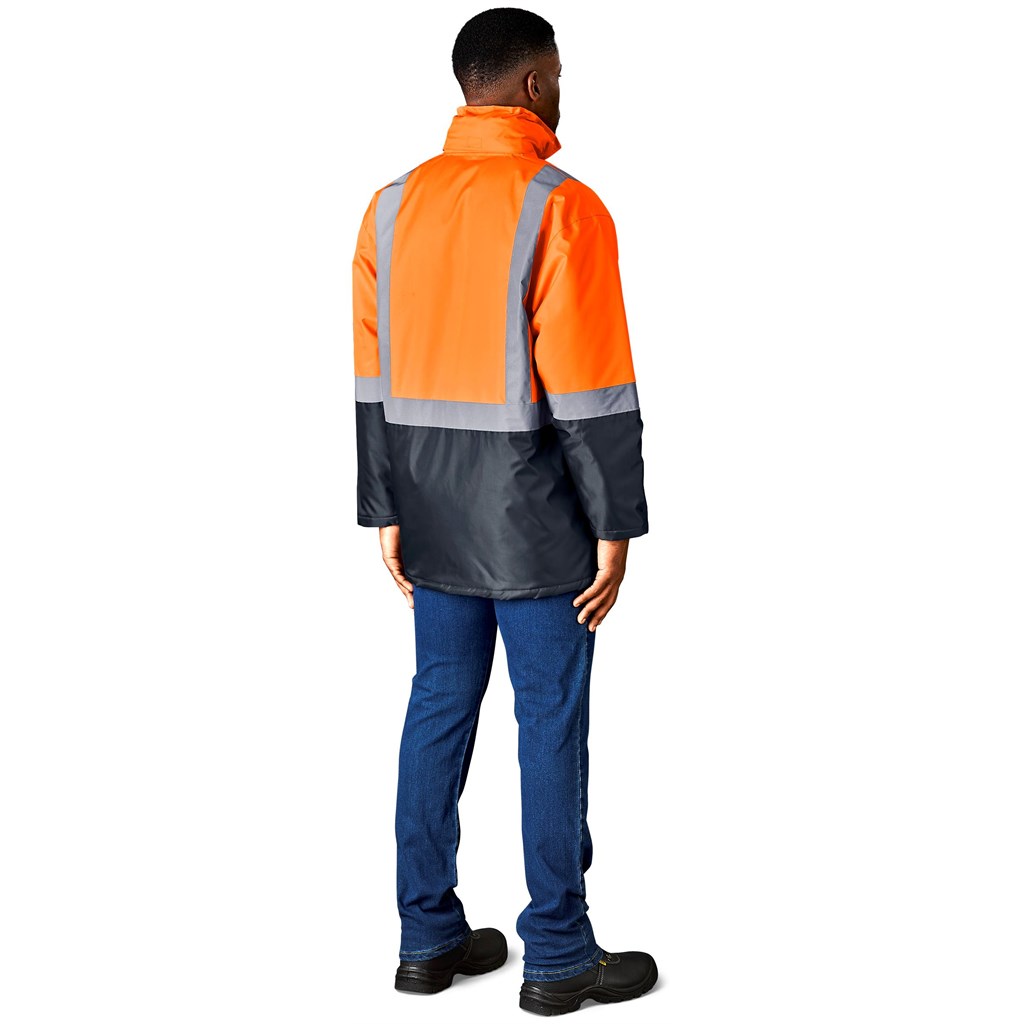 Hazard Padded Two-Tone Hi-Viz Reflective Jacket - Image 4