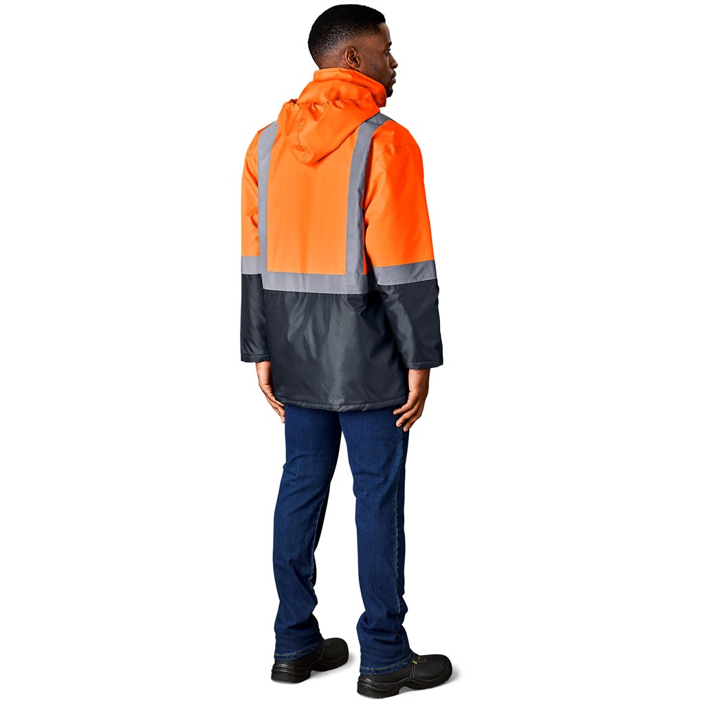 Hazard Padded Two-Tone Hi-Viz Reflective Jacket - Image 11