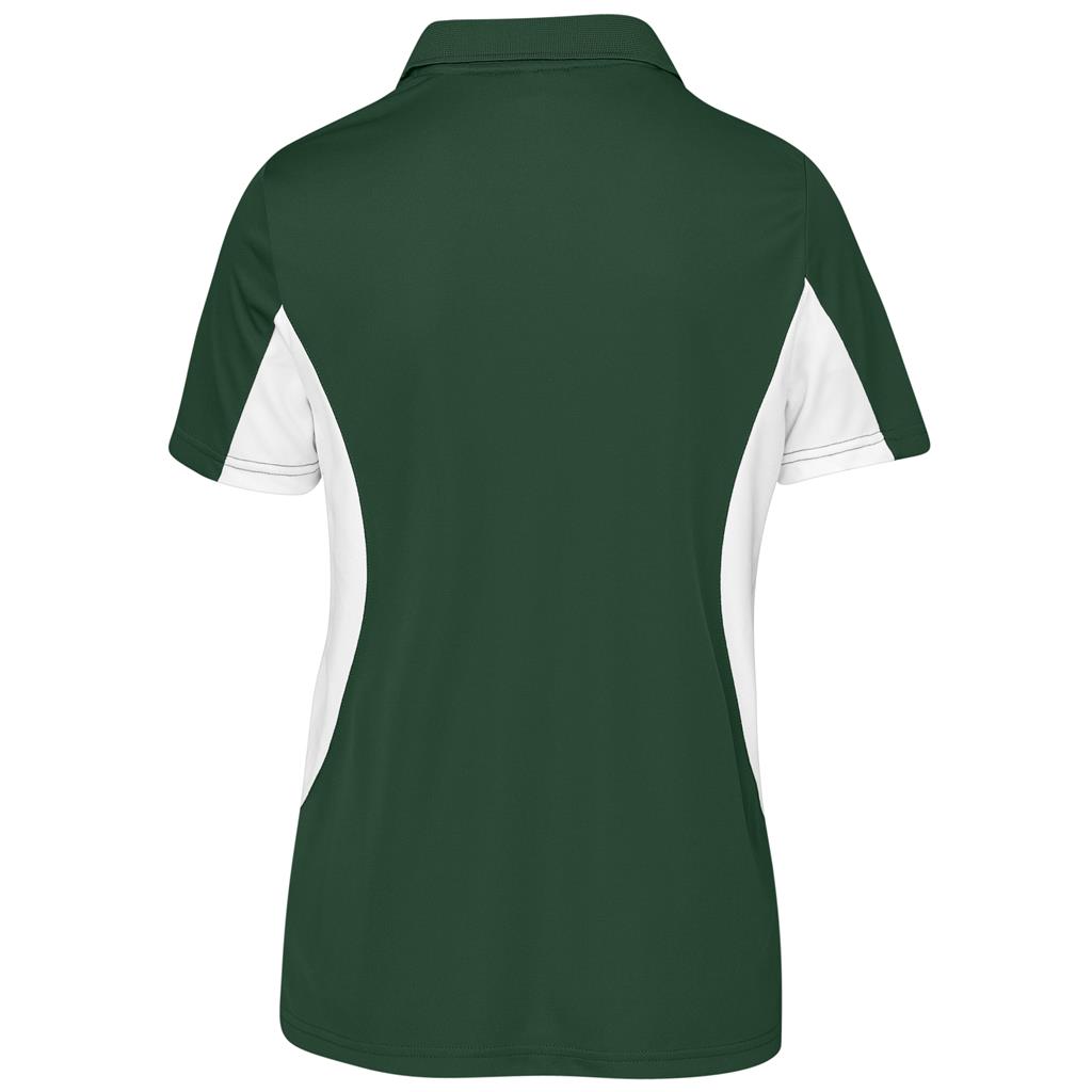 Kids Championship Golf Shirt - Dark Green - Image 3