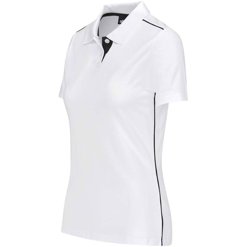 Ladies Galway Golf Shirt - White - Image 3