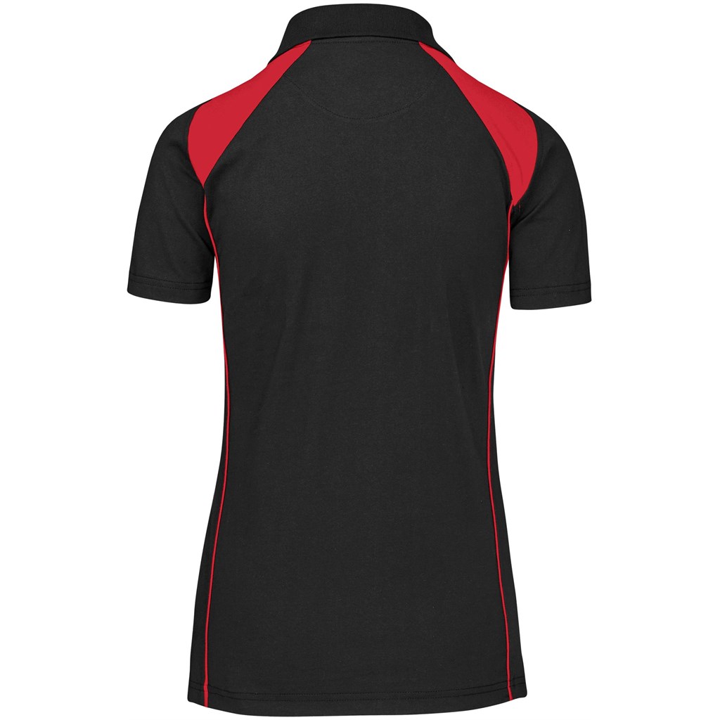 Ladies Infinity Golf Shirt - Black - Image 2