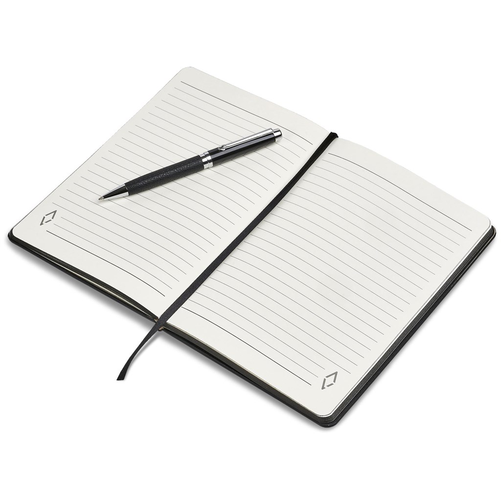 Alex Varga Corinthia Hard Cover Notebook & Pen Set - Image 8