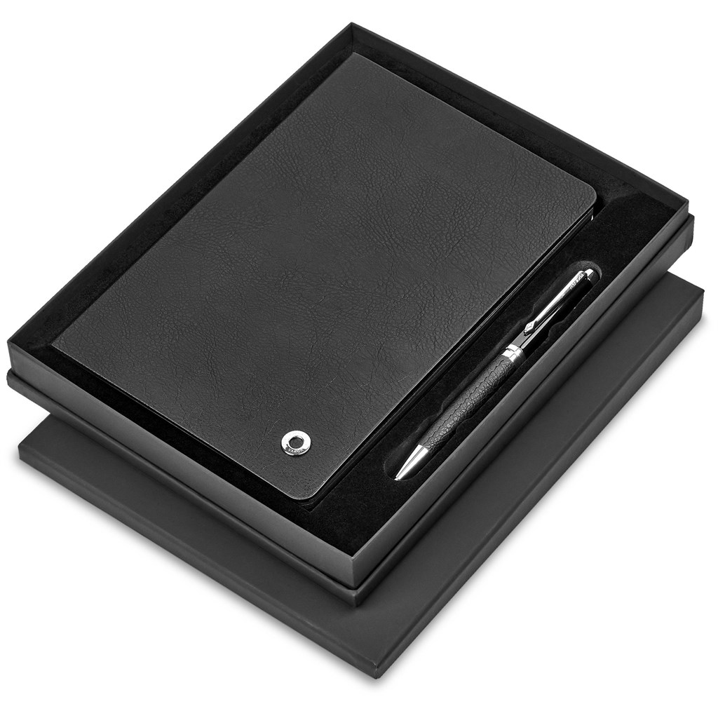 Alex Varga Corinthia Hard Cover Notebook & Pen Set - Image 9