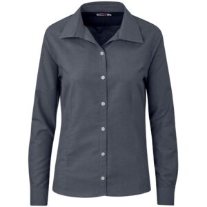 Ladies Long Sleeve Aspen Shirt - Grey