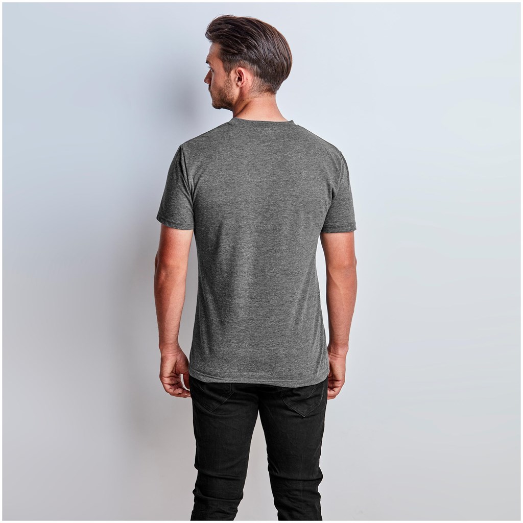 Mens Michigan Melange V-Neck T-Shirt - Image 2