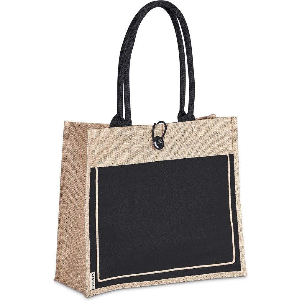 Okiyo Umi Jute & Cotton Tote - Image 2