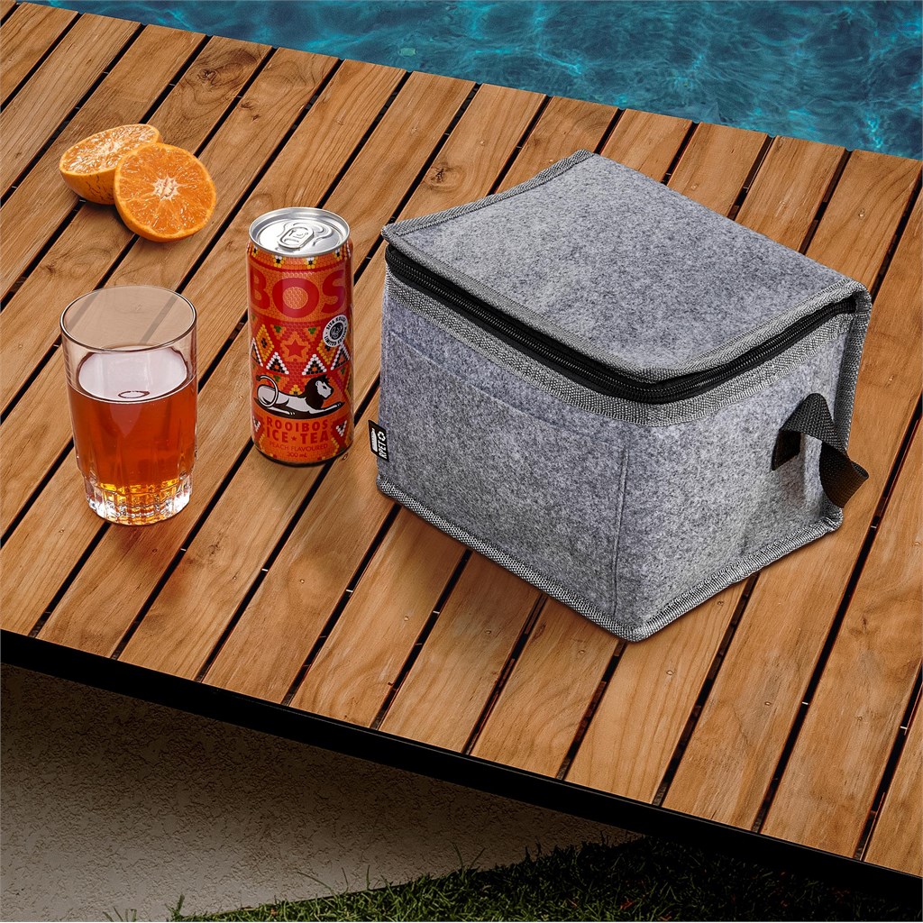 Okiyo Reitoko Recycled PET Felt 6-Can Cooler - Image 3
