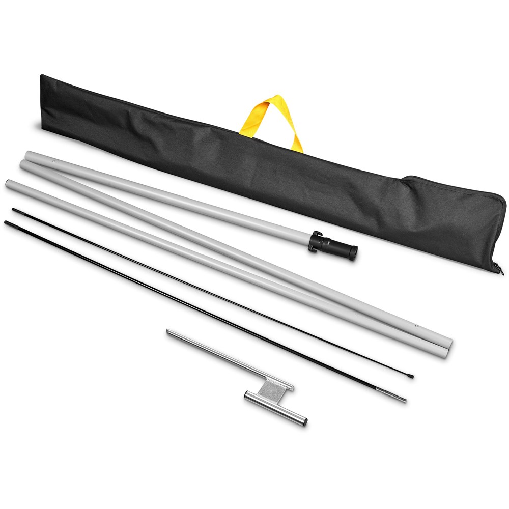 Legend 4M Sublimated Arcfin Double-Sided Flying Banner - 1 complete unit - Image 2