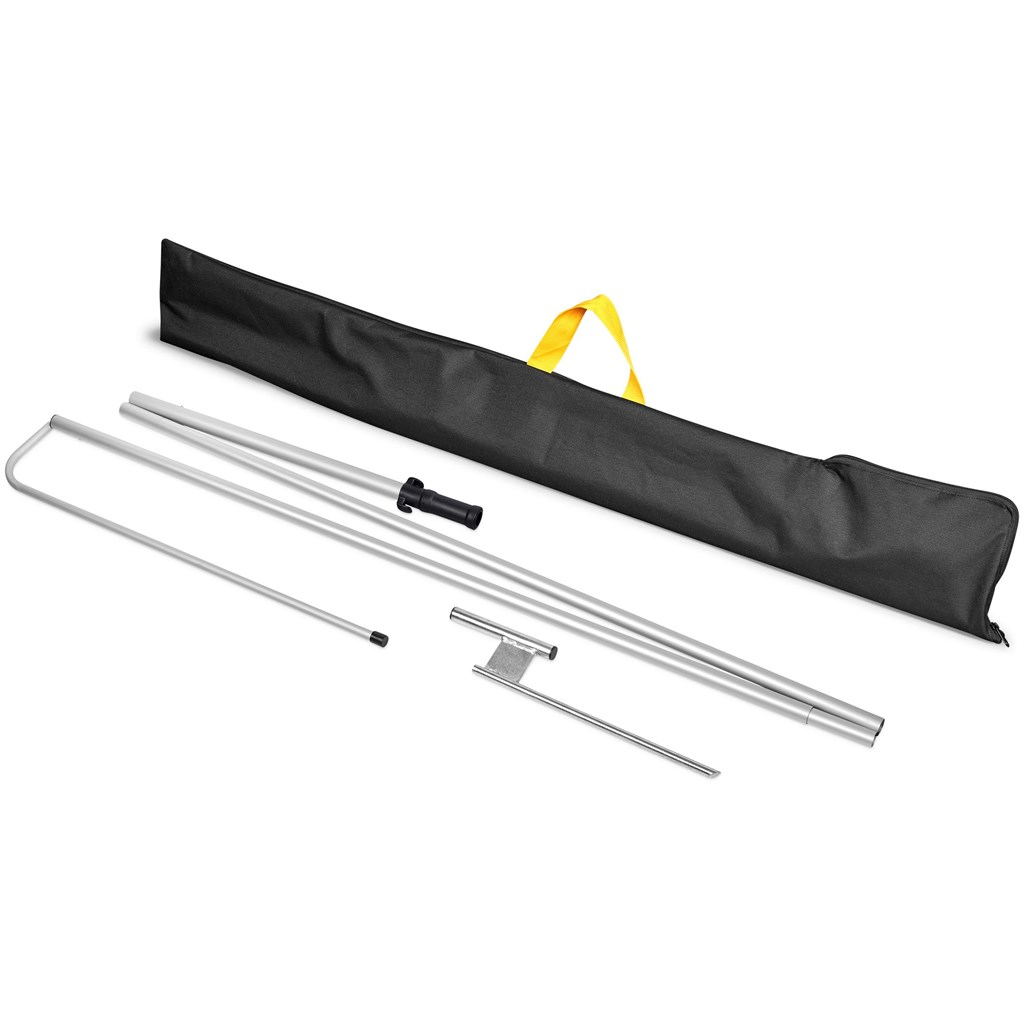Legend 3M Sublimated Telescopic Double-Sided Flying Banner - 1 complete unit - Image 2