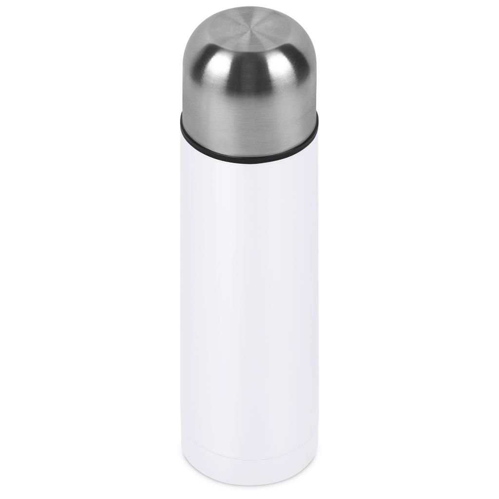 Altitude Alpaca Stainless Steel Vacuum Flask – 500ml - Solid White - Image 2
