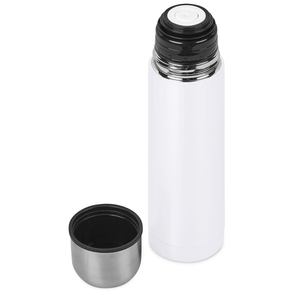 Altitude Alpaca Stainless Steel Vacuum Flask – 500ml - Solid White - Image 5