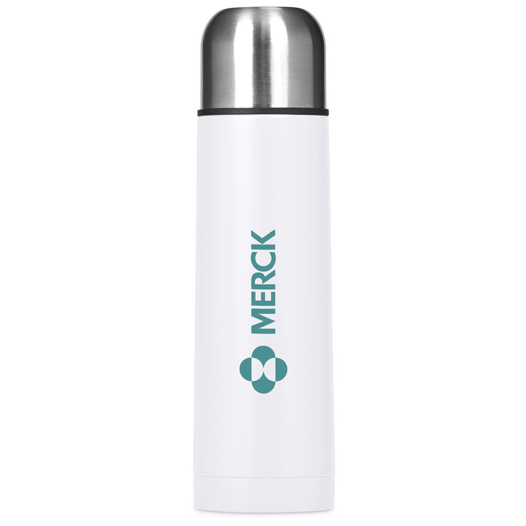 Altitude Alpaca Stainless Steel Vacuum Flask – 500ml - Solid White