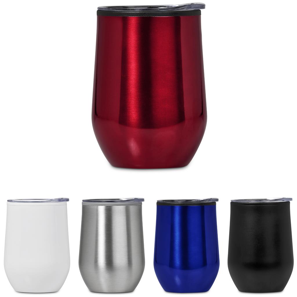 Serendipio Madison Stainless Steel & Plastic Double-Wall Tumbler - 350ml - Image 2