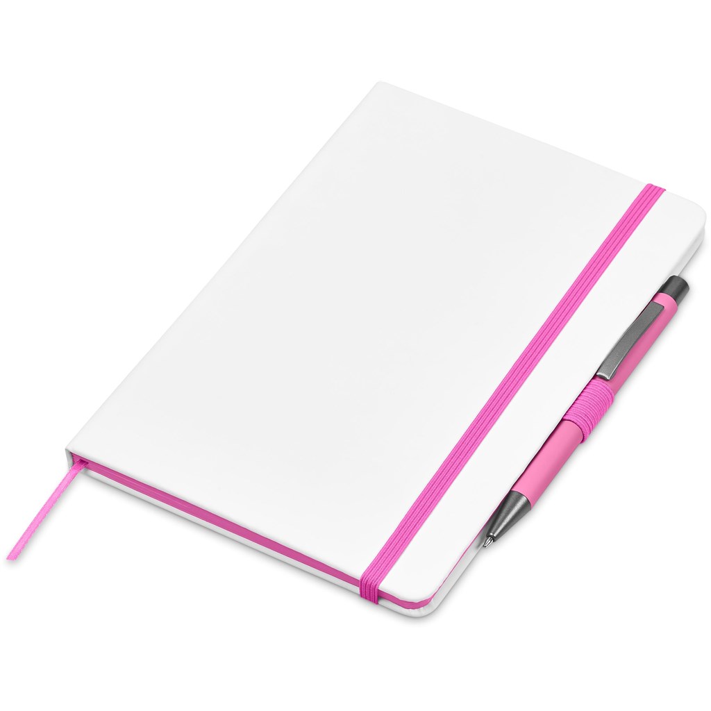 Duncan Notebook & Pen Set - Pink - Image 4