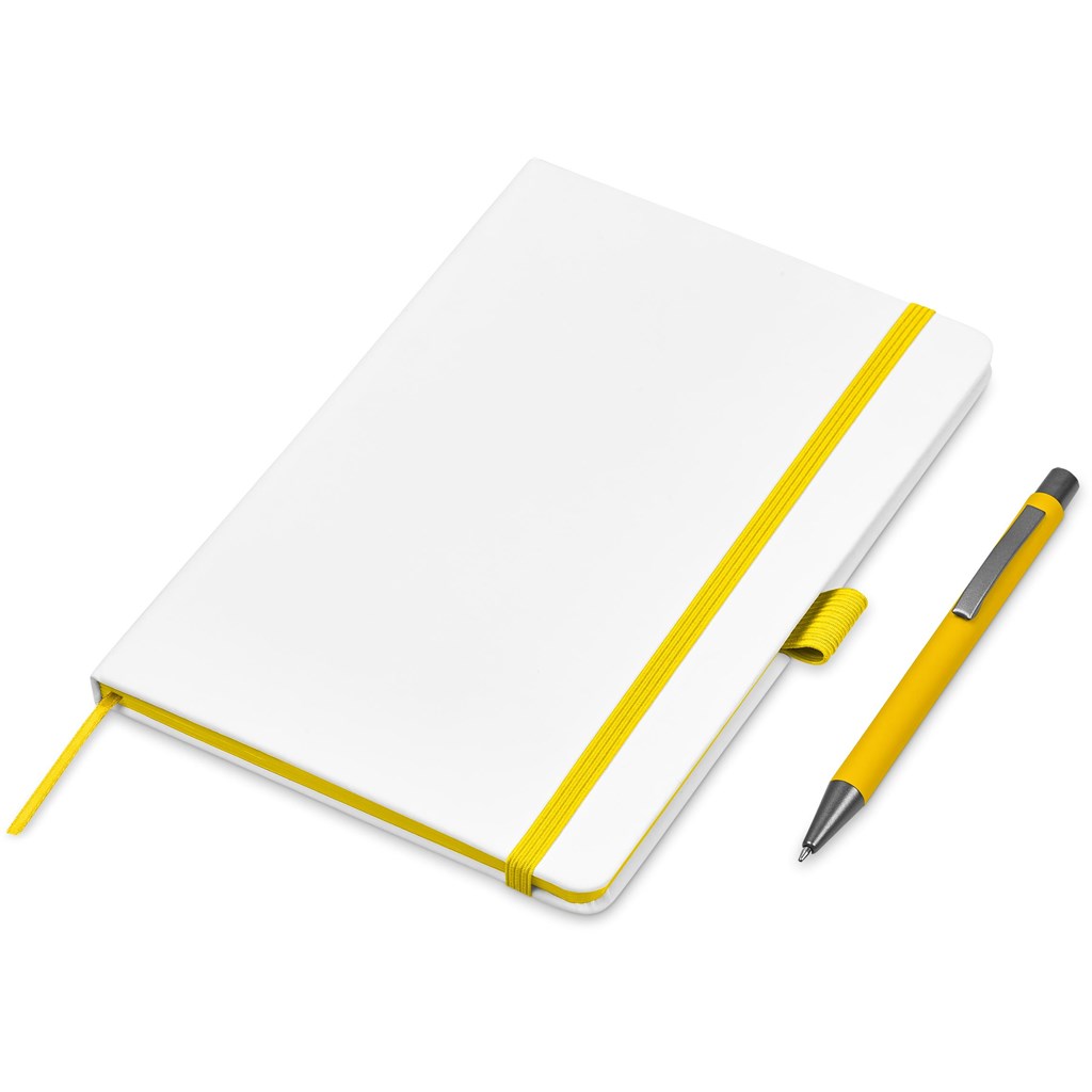 Duncan Notebook & Pen Set - Yellow - Image 2