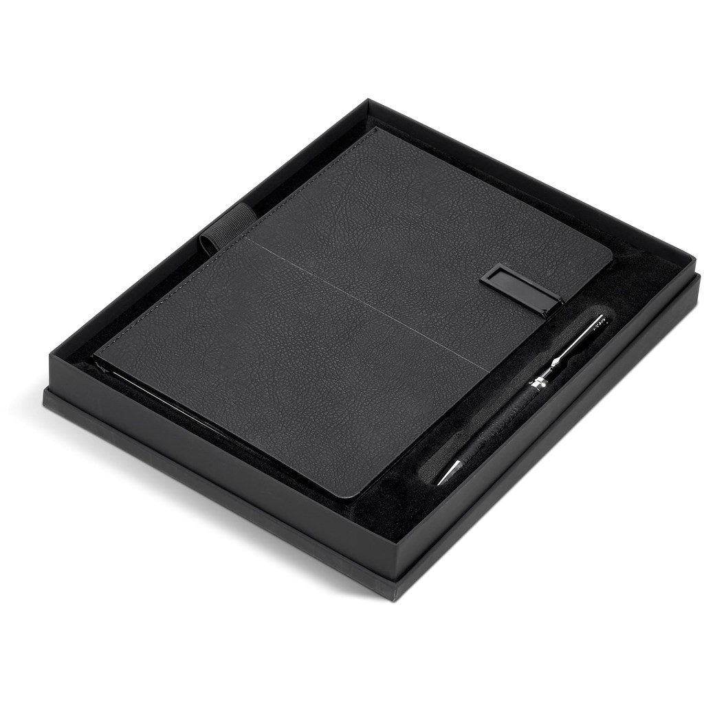 Alex Varga Corinthia Flash Drive Notebook & Pen Set - 32GB - Image 5