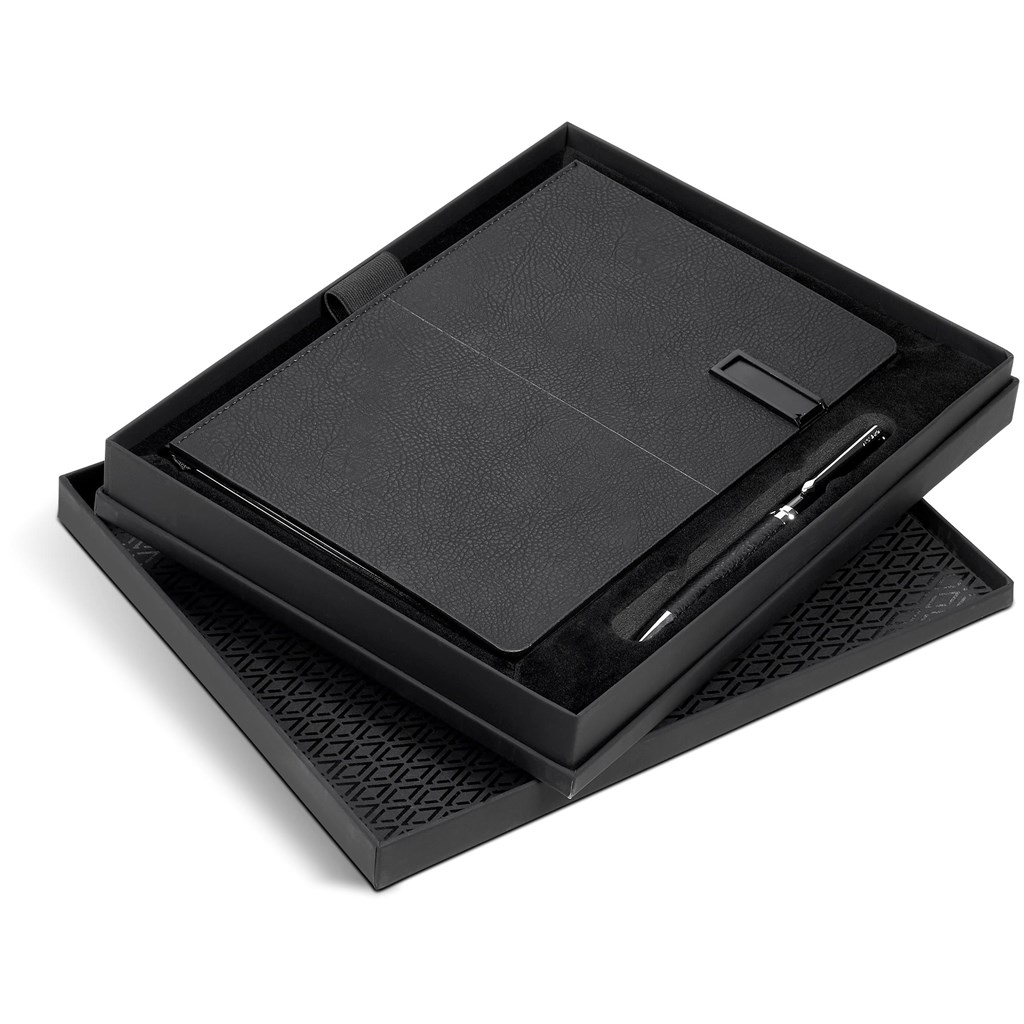 Alex Varga Corinthia Flash Drive Notebook & Pen Set - 32GB - Image 8