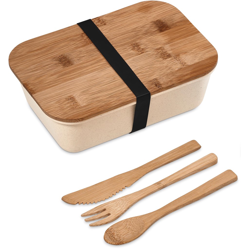 Kooshty Natura Plus Bamboo Fibre Lunch Box Set - Image 4