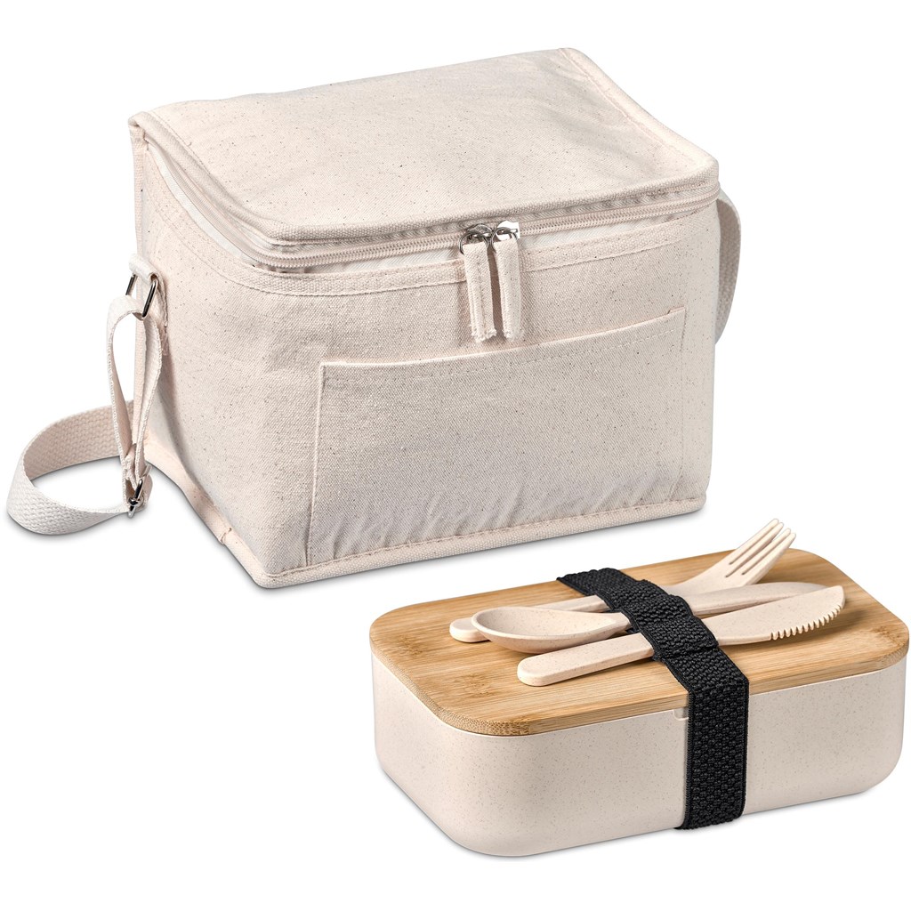 Okiyo Kura Cotton & Wheat Straw Lunch Set - Image 2