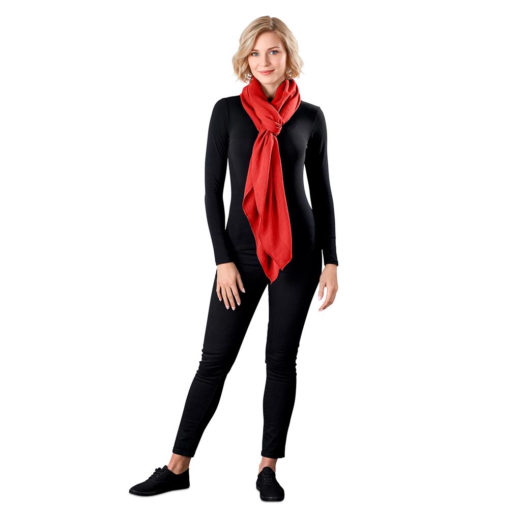 Hawaii Multi-Function Scarf & Sarong - Red - Image 2