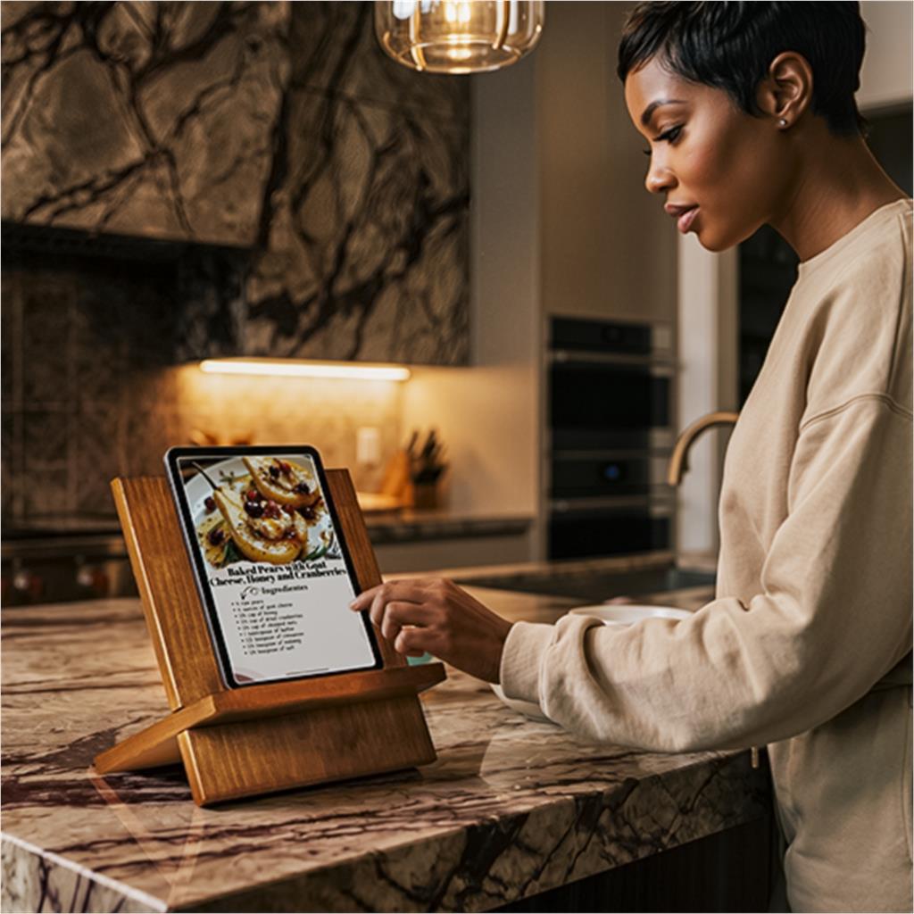 Serendipio Rustic Cookbook Stand - Image 8
