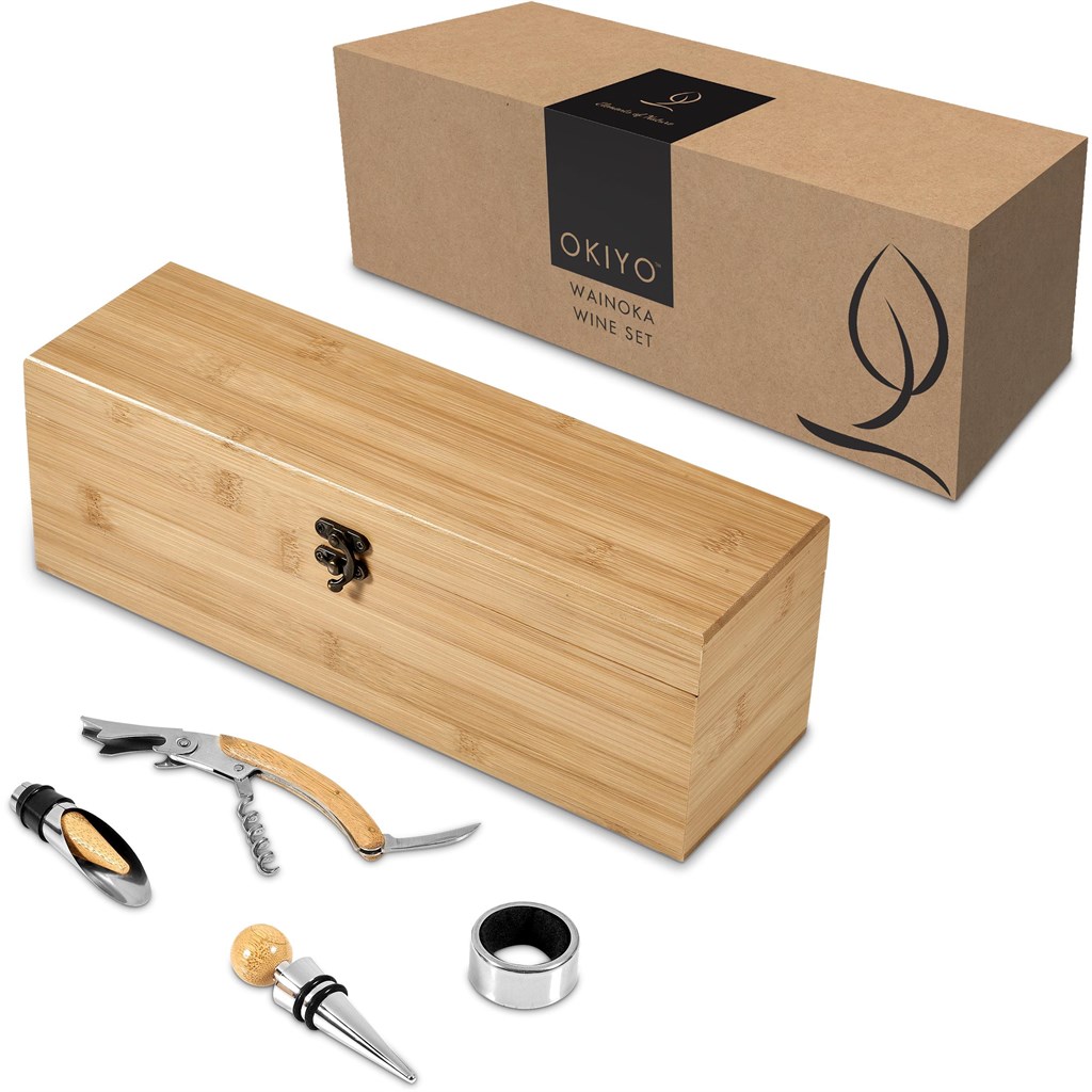 Okiyo Wainoka Bamboo Wine Set - Image 4