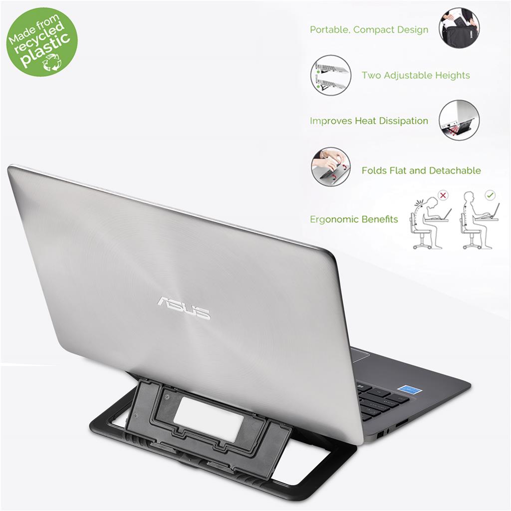 Okiyo Eezigo Recycled Plastic Portable Laptop Stand - Image 13
