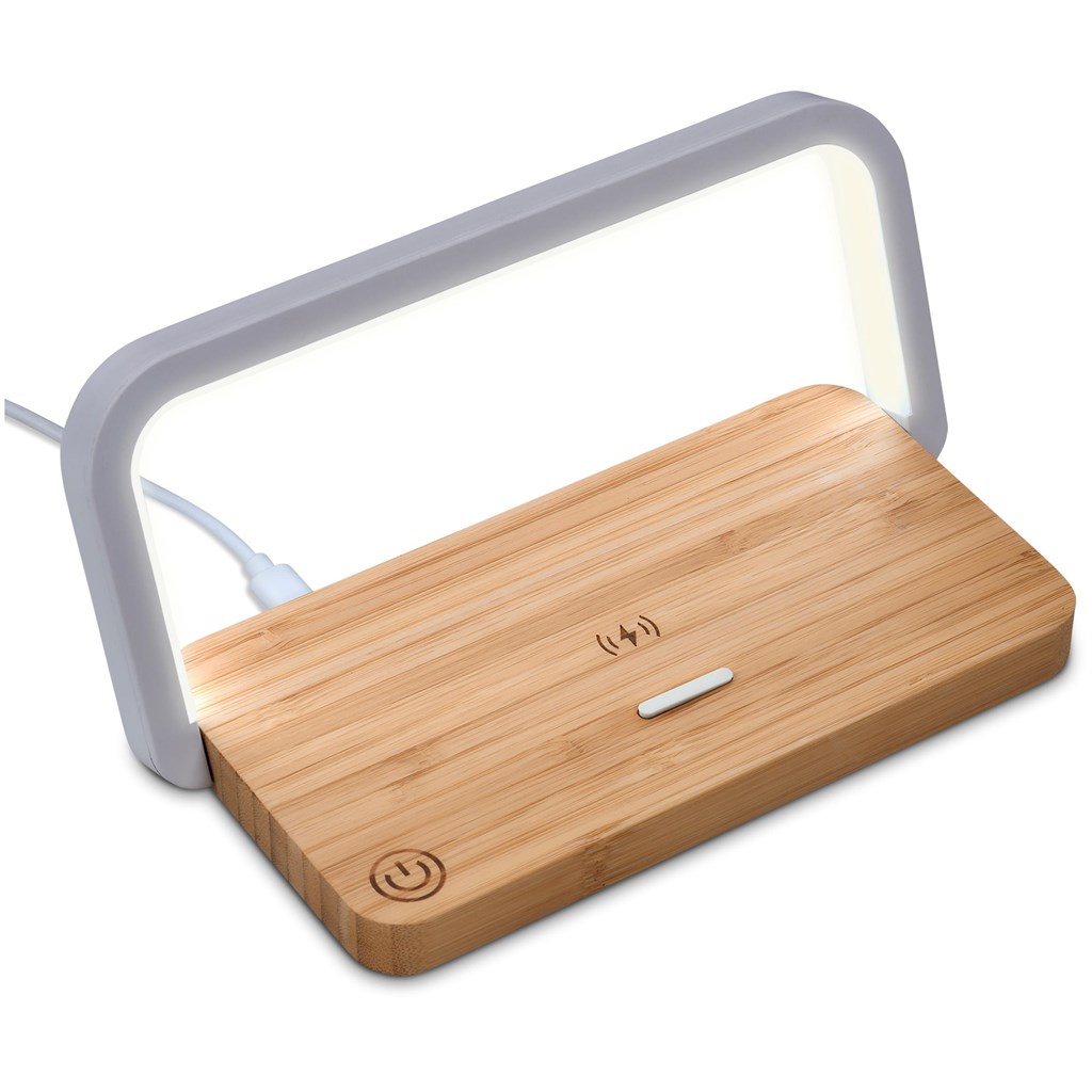 Okiyo Yoru Bamboo Wireless Charger & Night Light - Image 7
