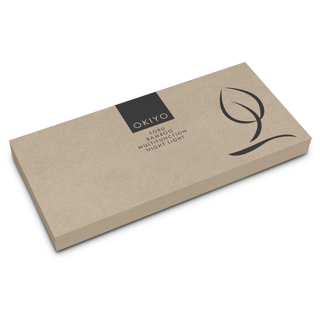 Okiyo Yoru Bamboo Wireless Charger & Night Light - Image 9
