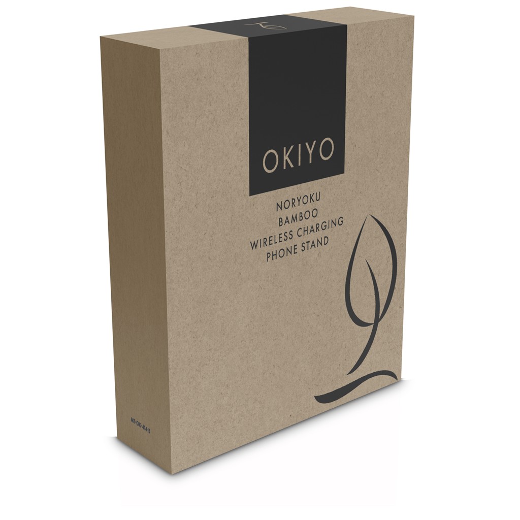Okiyo Noryoku Bamboo Wireless Charging Phone Stand - Image 6
