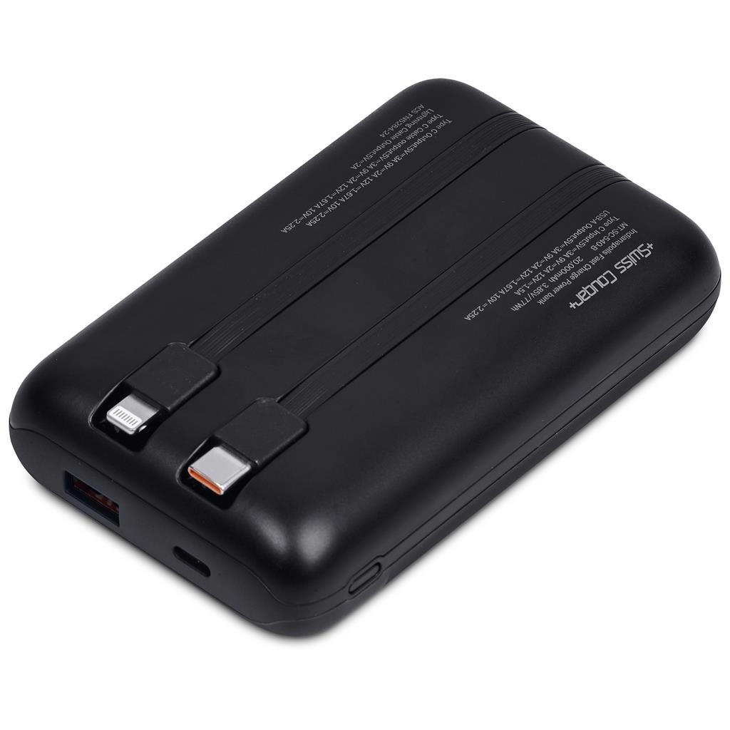 Swiss Cougar Indianapolis Fast Charge 22.5W Power Bank -20,000mAh - Image 6