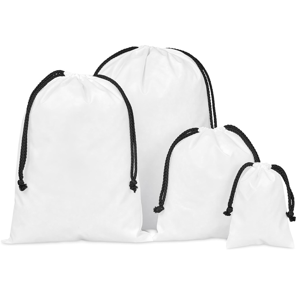 Pre-Production Sample Hoppla Pacific Maxi Polyester Drawstring Pouch - Image 3