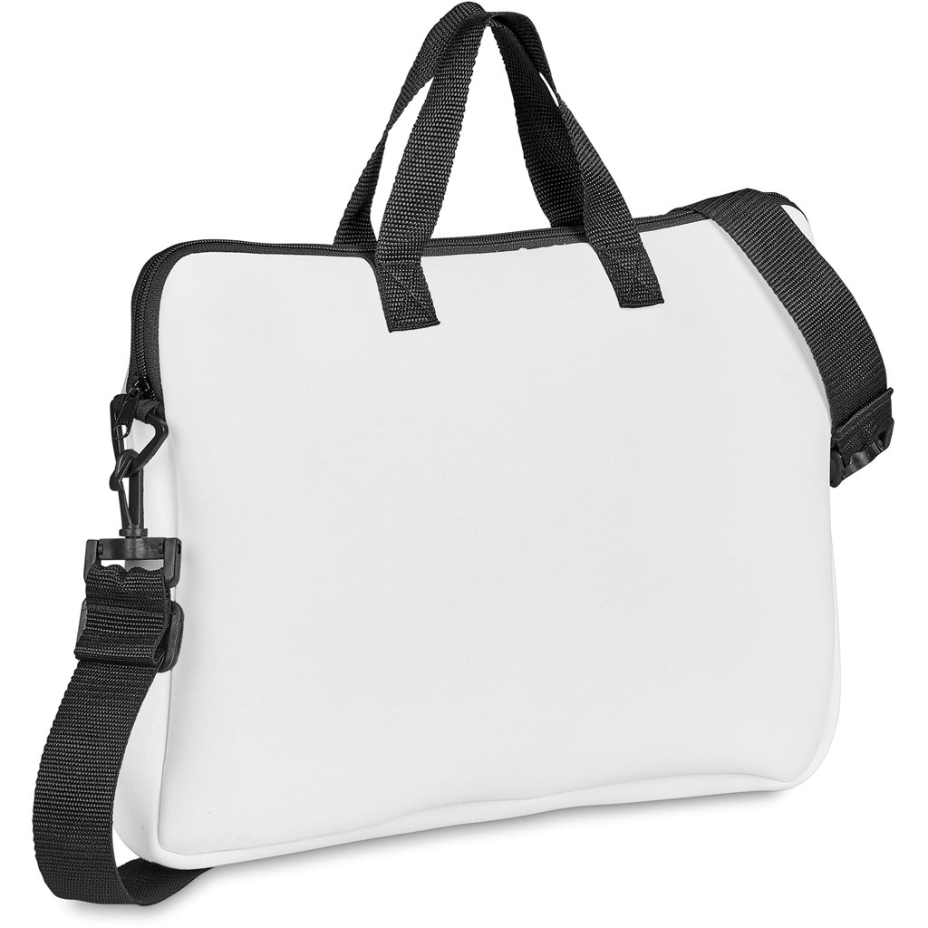 Pre-Production Sample Hoppla Nimbus Neoprene Laptop Sleeve with Handles & Shoulder Strap – 15 -16 in - Image 4