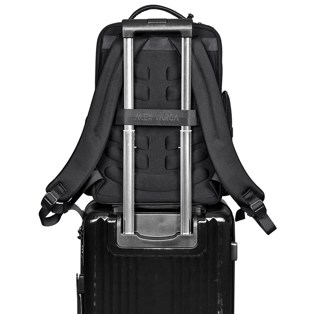 Alex Varga Bellagio Laptop Backpack - Black - Image 2