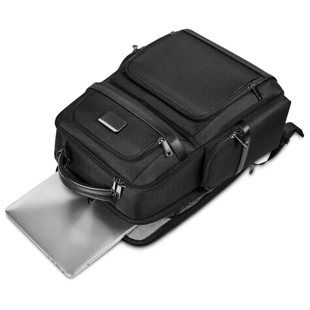 Alex Varga Bellagio Laptop Backpack - Black - Image 3