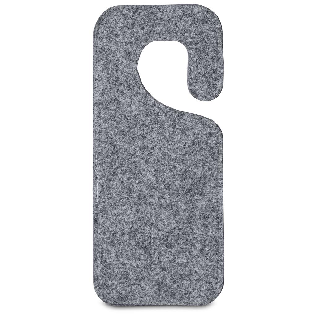 Pre-Production Sample Hoppla Hangit RPET Felt Door Hanger - Image 3