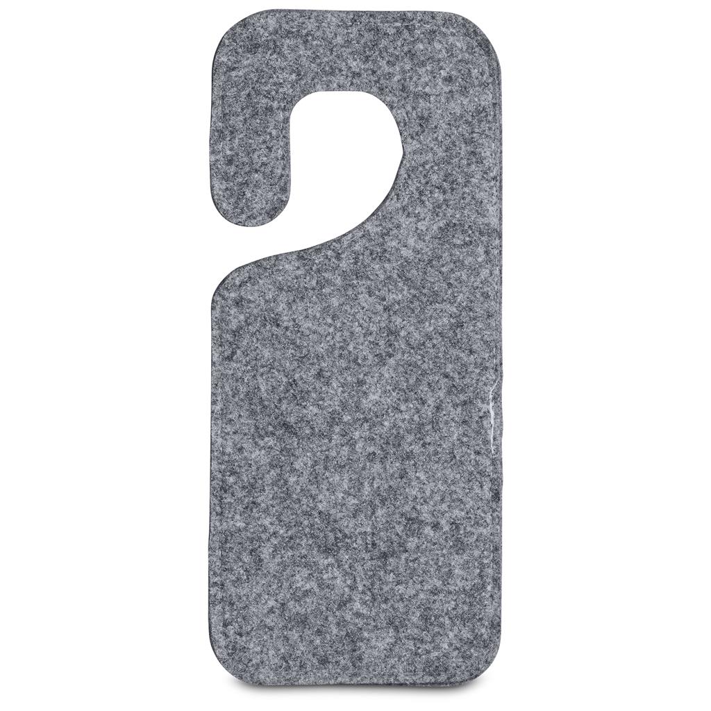 Pre-Production Sample Hoppla Hangit RPET Felt Door Hanger - Image 4