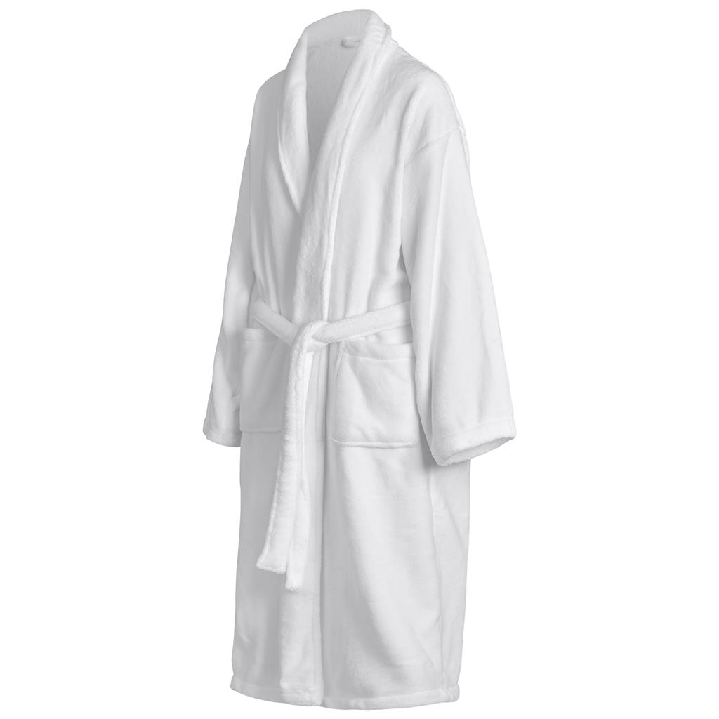 Serendipio Langham Ladies Coral Fleece Bathrobe - Image 4