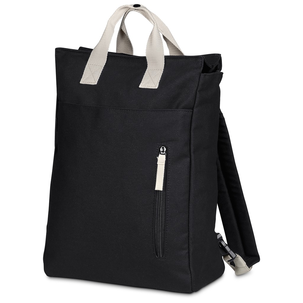 Serendipio Cityline Cotton Canvas Laptop Backpack - Image 2