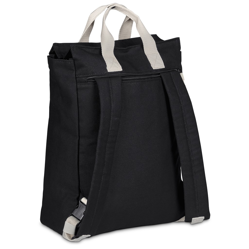 Serendipio Cityline Cotton Canvas Laptop Backpack - Image 7
