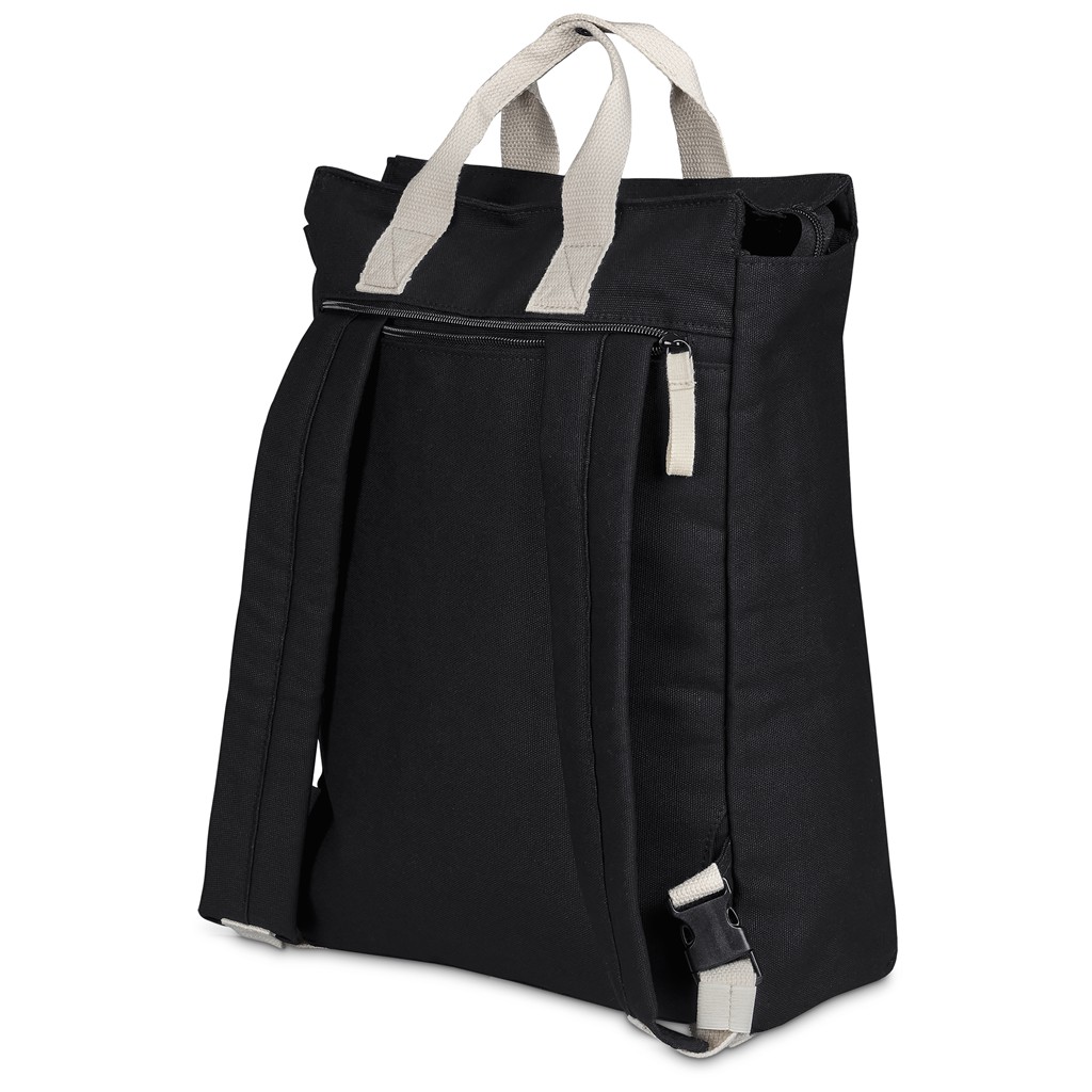 Serendipio Cityline Cotton Canvas Laptop Backpack - Image 13