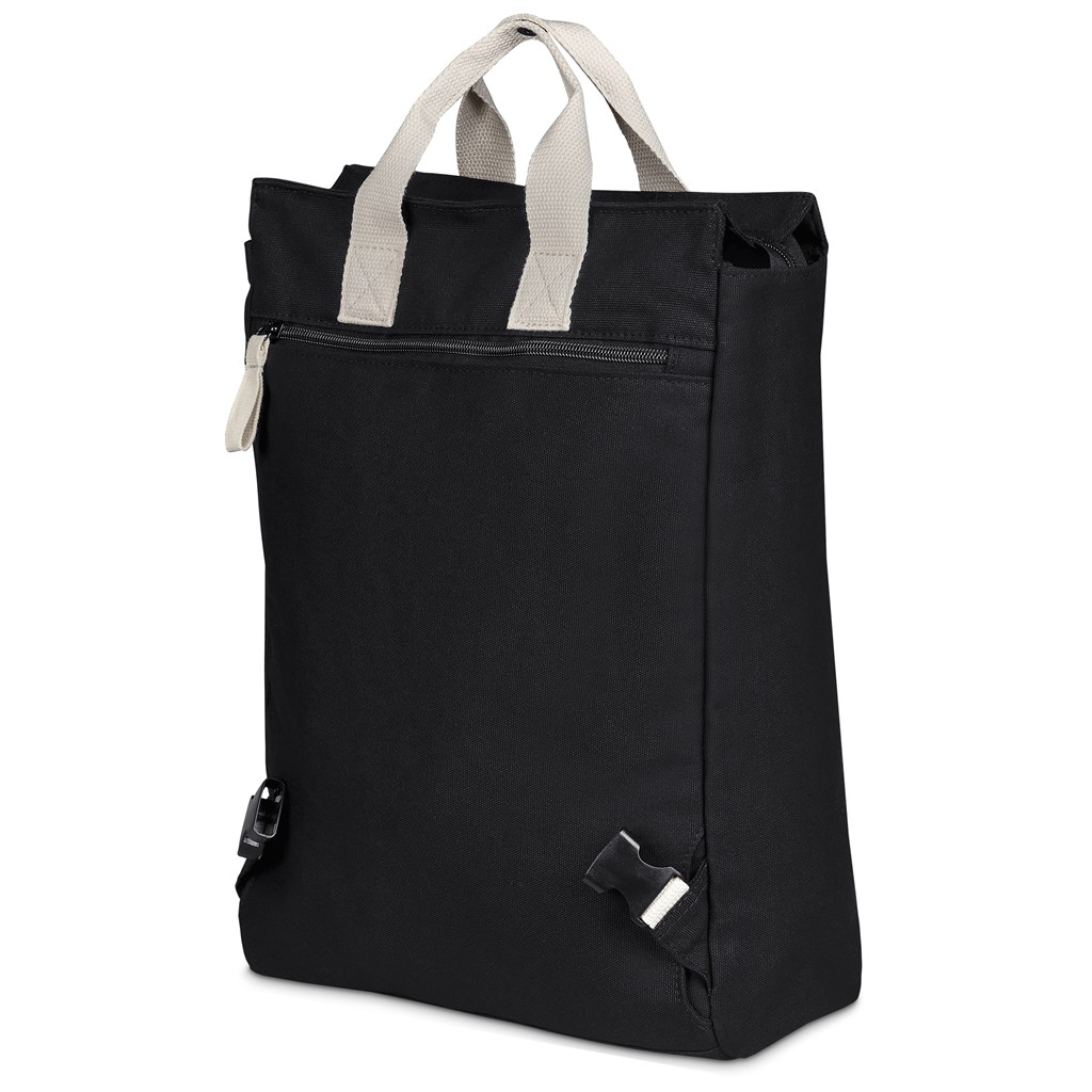 Serendipio Cityline Cotton Canvas Laptop Backpack - Image 4