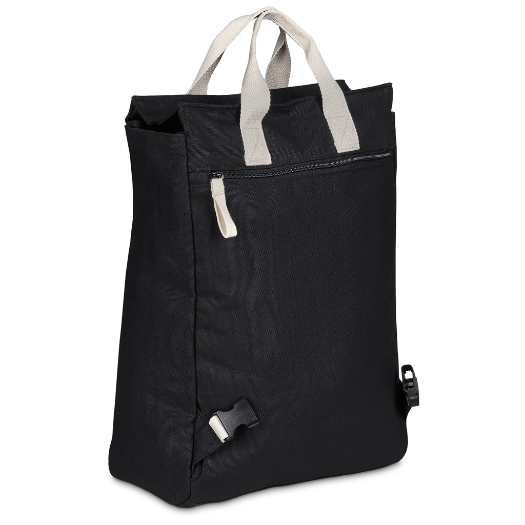 Serendipio Cityline Cotton Canvas Laptop Backpack - Image 3