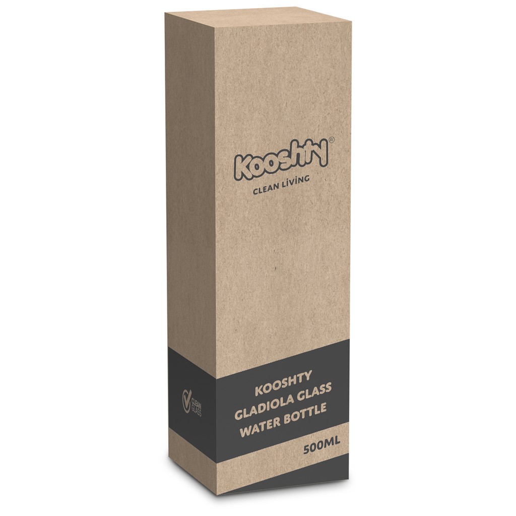 Kooshty Gladiola Glass Water Bottle - 500ml - Image 4