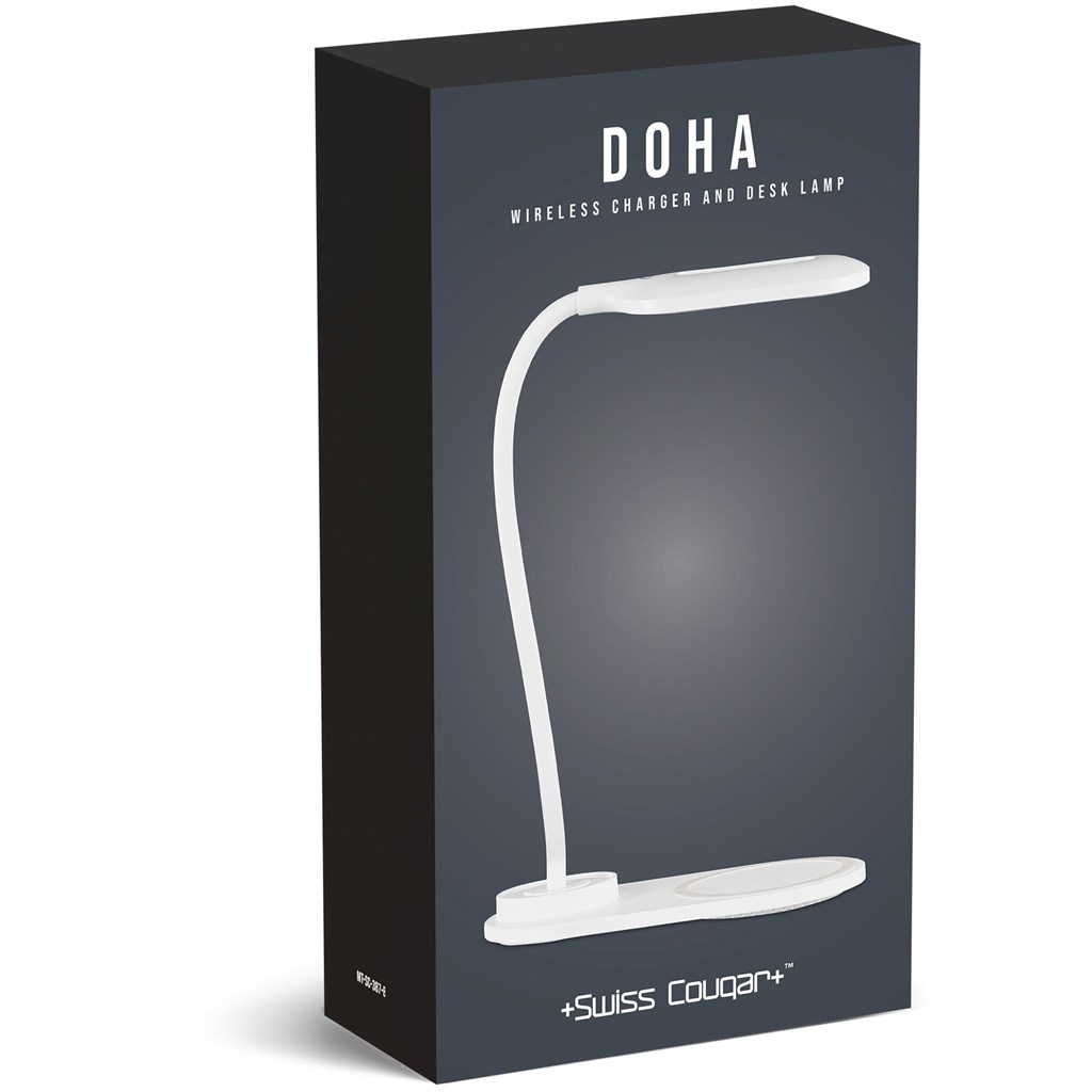 Swiss Cougar Doha Wireless Charger & Desk Lamp - Image 2