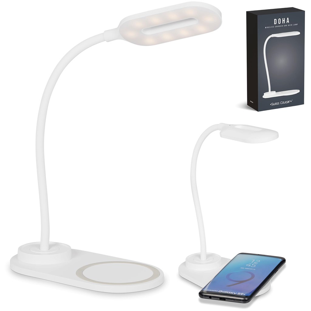 Swiss Cougar Doha Wireless Charger & Desk Lamp - Image 9